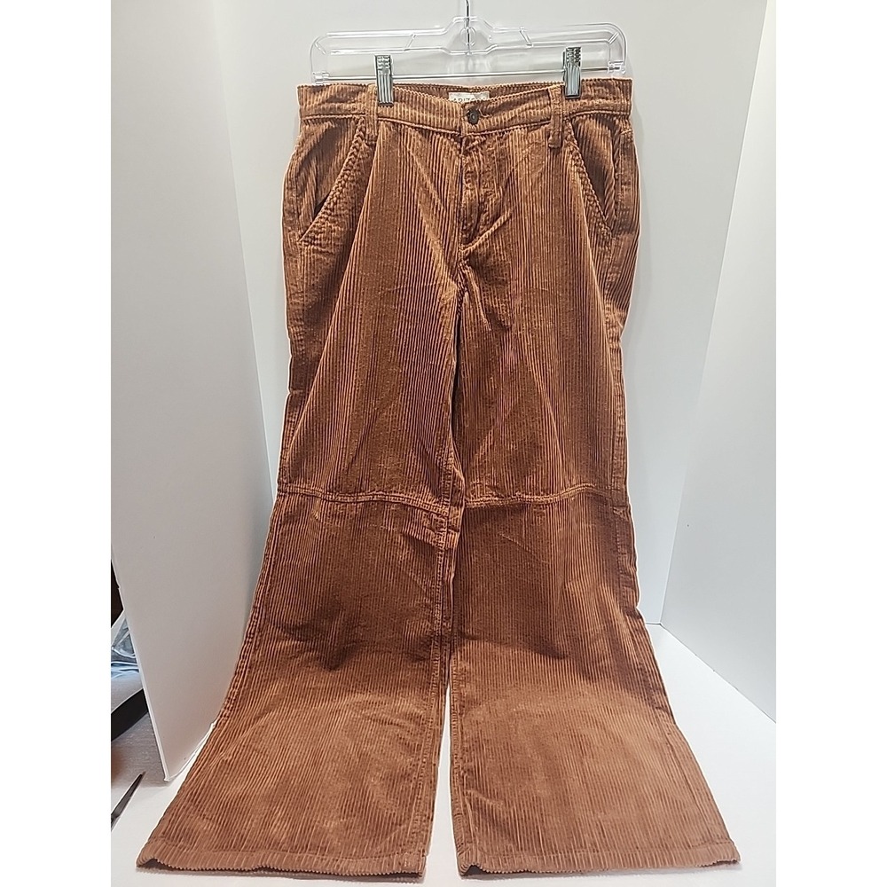 Vintage Arizona Jean Co Womens Brown Corduroy Flare‎ Pants Size 5